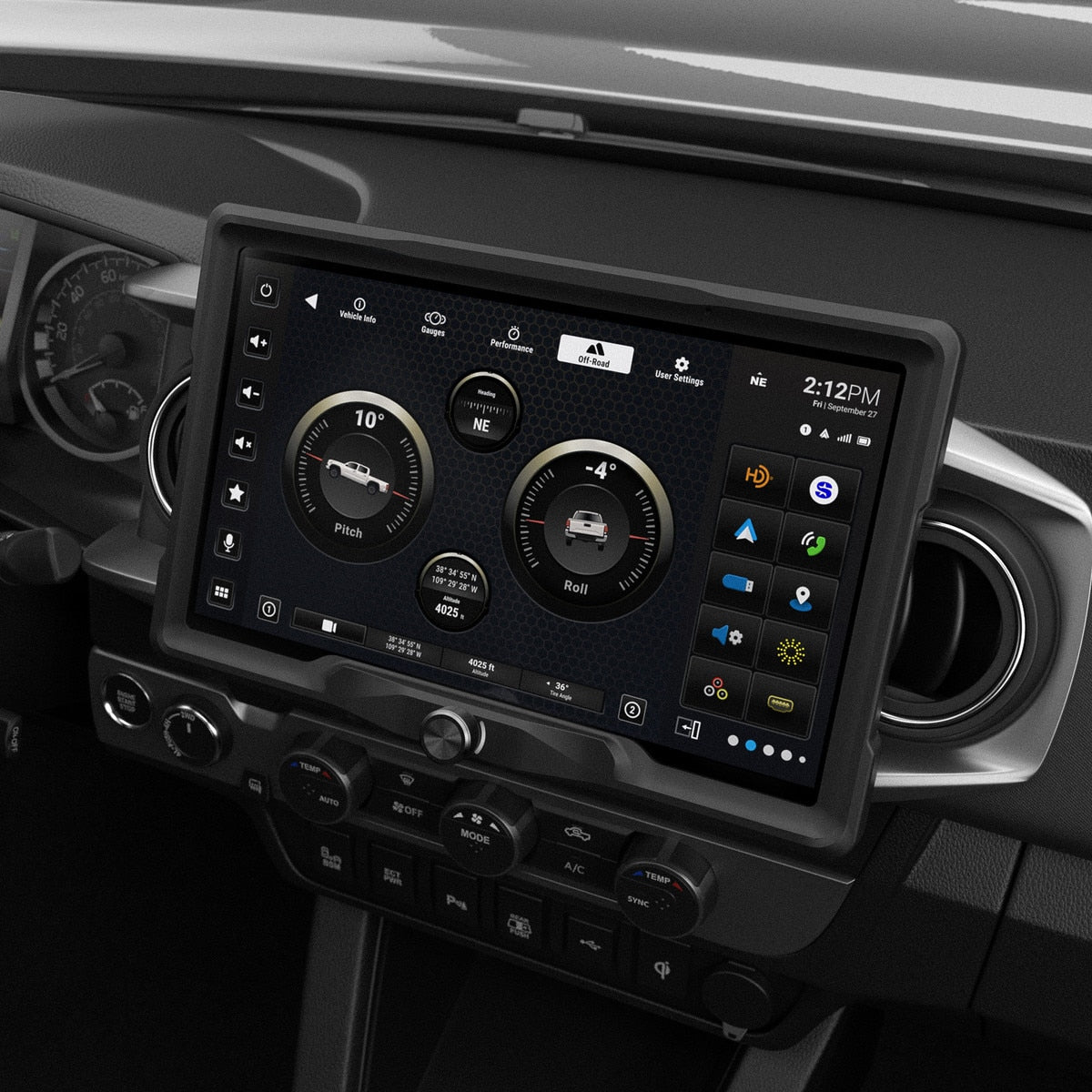Stinger SRX-TAC16128 HORIZON12 12.8-Inch Radio Package for 2016-2023 Toyota Tacoma