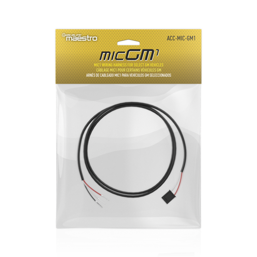 iDatalink Maestro ACC-MIC-GM1 microphone harness in its labeled retail package