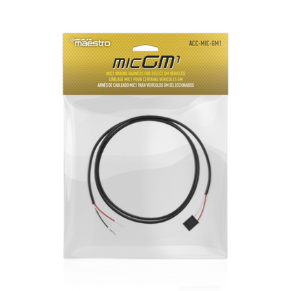 iDatalink Maestro ACC-MIC-GM1 microphone harness in its labeled retail package