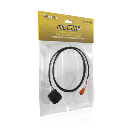 iDatalink Maestro ACC-MIC-GM3 microphone harness in its labeled retail package