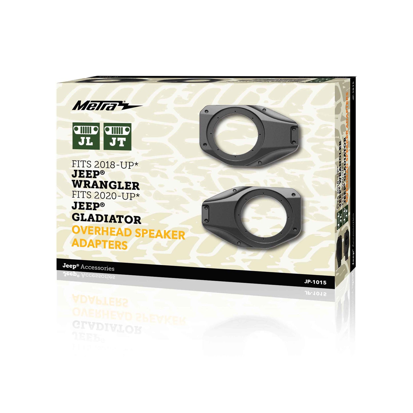 Metra JP-1015 6.5-Inch Soundbar Speaker Kit for Jeep Wrangler JL/Gladiator JT