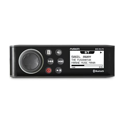 Fusion MS-RA70 2-zone Bluetooth marine stereo — 010-01516-01 — view 1