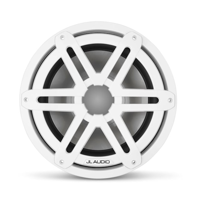 JL Audio M3-10IB-S-Gw-4 10" Marine Subwoofer, White Sport, 175W RMS, 4Ω, Single 010-03072-01 — product view 1