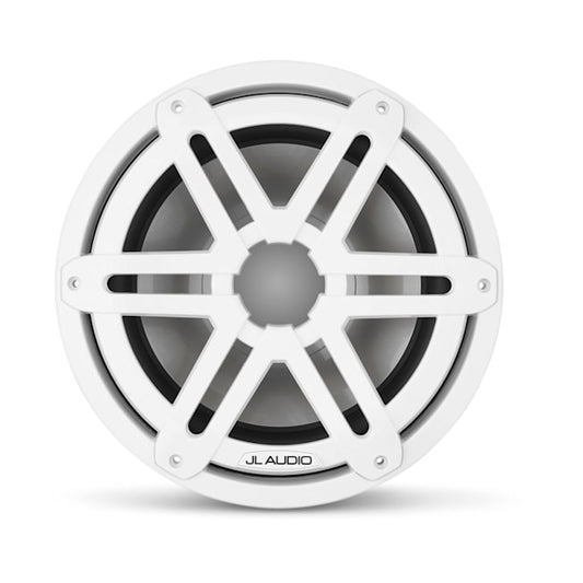 JL Audio M3-10IB-S-Gw-4 10" Marine Subwoofer, White Sport, 175W RMS, 4Ω, Single 010-03072-01 — product view 1