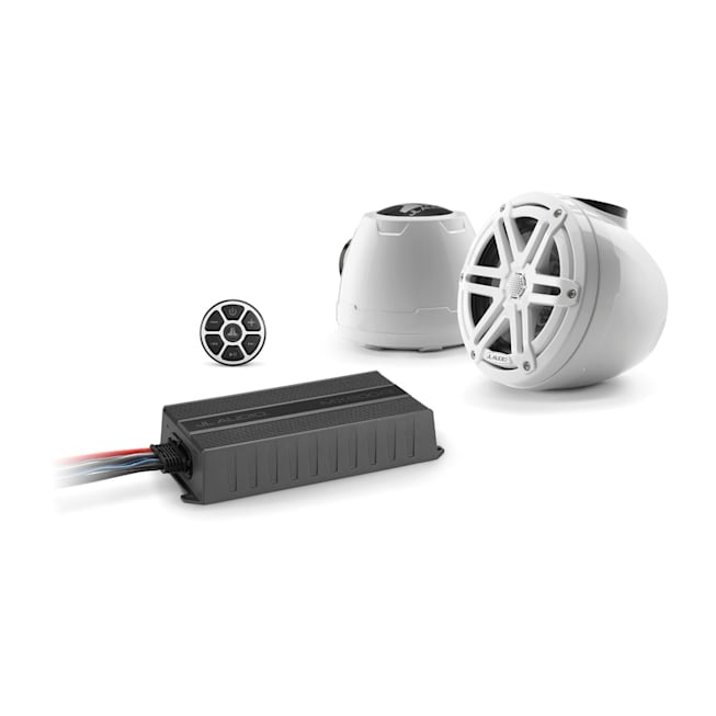 JL Audio SLPK-YA-19FXC-Gw SlamPak Audio System for 2019–2021 Yamaha FX WaveRunner, White – 010-03688-00 (94671) — product view 1