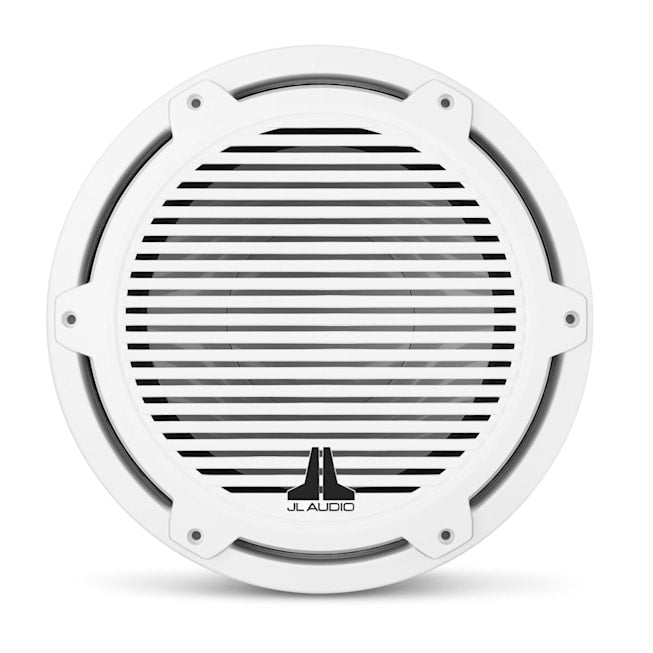 JL Audio M3-10IB-C-Gw-4 10" Marine Subwoofer, White Classic, 175W RMS, 4Ω, Single 010-03070-01 — product view 1