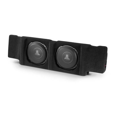 JL Audio SB-GM-SLVCRW/10TW3 Dual 10" Stealthbox 400W 4Ω 1998-2007 Chevy Silverado/GMC Sierra Crew Cab + 2007 Classic 010-03649-00 (94574)