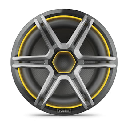 Fusion Apollo Subwoofer, 12" LED Marine Subwoofer with Sports Gray Grille — 010-02918-53 — view 1