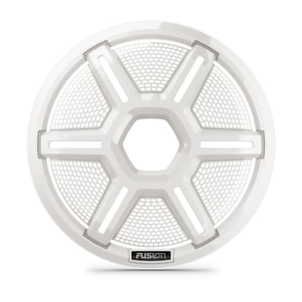 Fusion Apollo Subwoofer Grille, 10" Shielded White Subwoofer Grille — 010-13293-11 — view 1