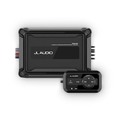 JL Audio AP Bluetooth 4-Channel Compact Marine Amplifier & Wired Remote, 010-03431-00 — product view 1