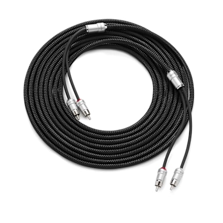 JL Audio Premium Audio Interconnect, 2-channel, 18' (XE-BLKAIC2-18) - 010-13550-00 — product view 1
