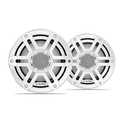 JL Audio M200 6.5" White Sport Marine Coaxial Speakers, 50W RMS, 4Ω, Pair — product view 1