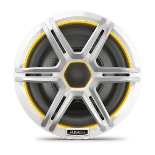 Fusion Apollo Subwoofer, 10" LED Marine Subwoofer with Sports White Grille — 010-02918-41 — view 1