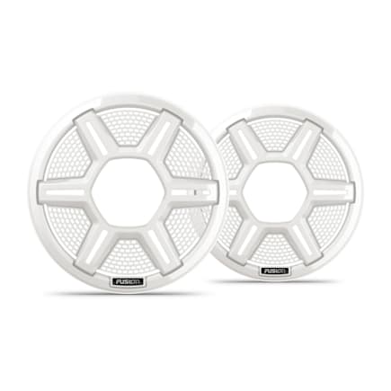 Fusion Apollo Speaker Grilles, 6.5" Shielded White Speaker Grilles (Pair) — 010-13290-11 — view 1