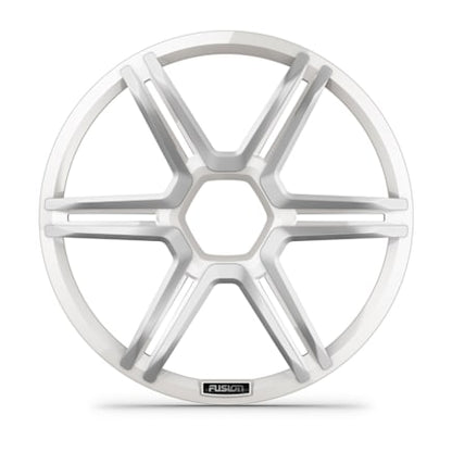 Fusion Apollo Subwoofer Grille, 12" Sports White Subwoofer Grille — 010-13294-01 — view 1