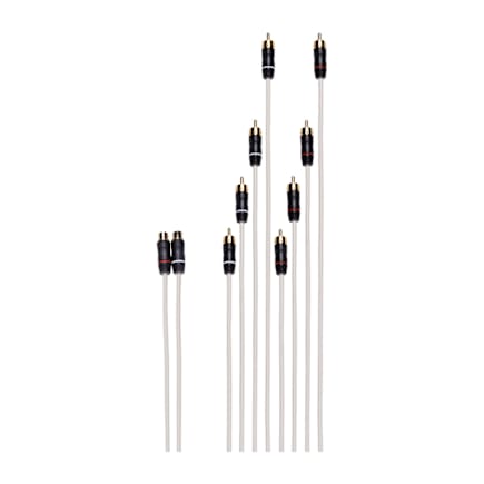 Fusion Performance RCA Cables, RCA Splitter Cable, 2.1 ft Dual Female to 8-Way Male — 010-13356-00 — view 1