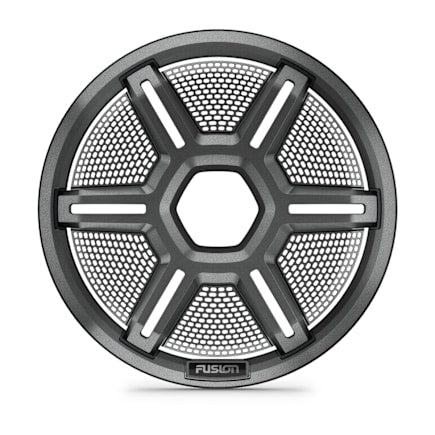 Fusion Apollo Subwoofer Grille, 10" Shielded Gray Subwoofer Grille — 010-13293-10 — view 1