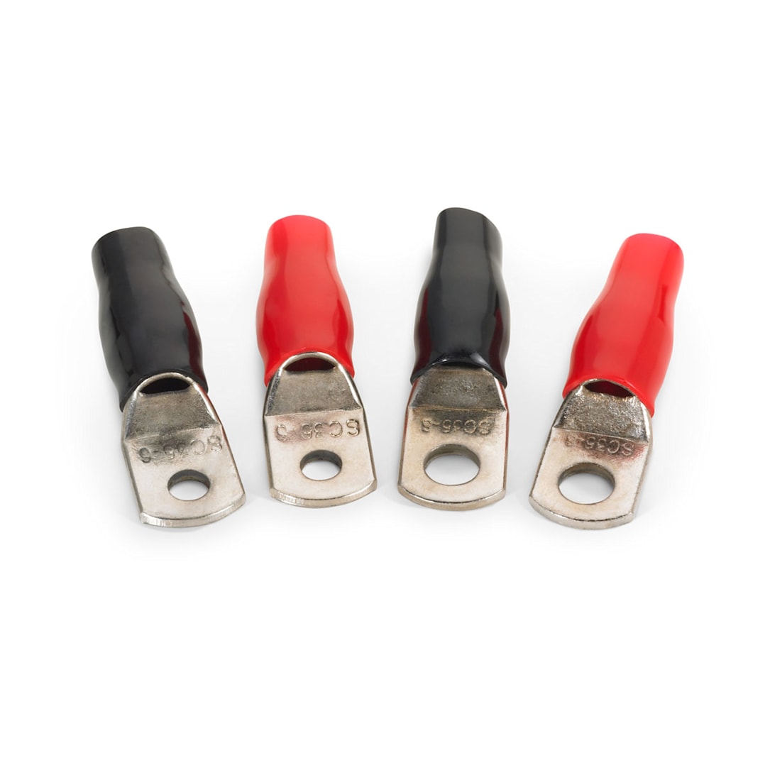 JL Audio Crimpable Ring Terminals,  4 AWG (XD-RT4-4PAK) - 010-13655-00 (90473)