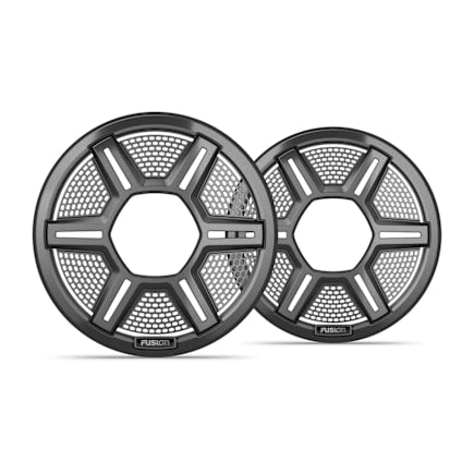 Fusion Apollo Speaker Grilles, 6.5" Shielded Gray Speaker Grilles (Pair) — 010-13290-10 — view 1