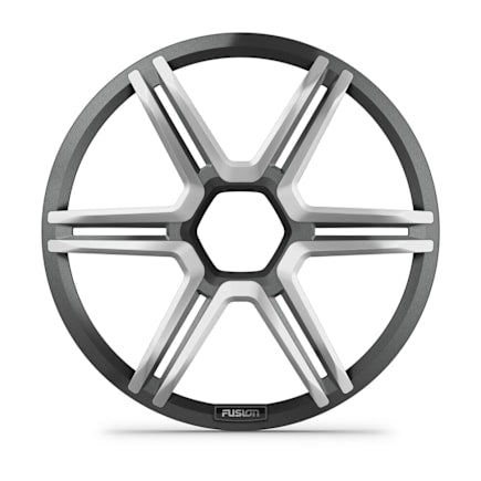 Fusion Apollo Subwoofer Grille, 12" Sports Gray Subwoofer Grille — 010-13294-00 — view 1