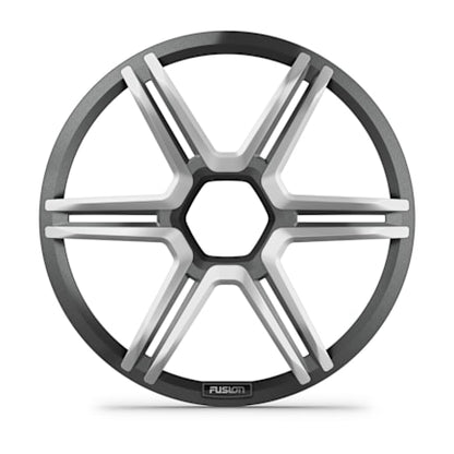 Fusion Apollo Subwoofer Grille, 12" Sports Gray Subwoofer Grille — 010-13294-00 — view 1