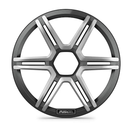 Fusion Apollo Subwoofer Grille, 10" Sports Gray Subwoofer Grille — 010-13293-00 — view 1