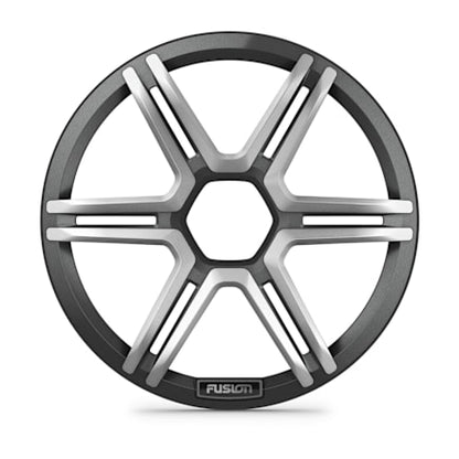 Fusion Apollo Subwoofer Grille, 10" Sports Gray Subwoofer Grille — 010-13293-00 — view 1
