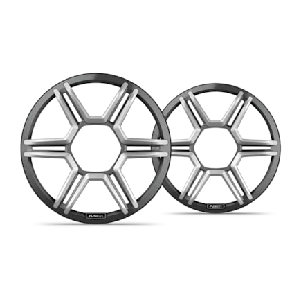 Fusion Apollo Speaker Grilles, 8.8" Sports Gray Speaker Grilles (Pair) — 010-13292-00 — view 1