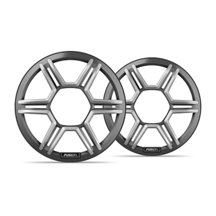 Fusion Apollo Speaker Grilles, 6.5" Sports Gray Speaker Grilles (Pair) — 010-13290-00 — view 1