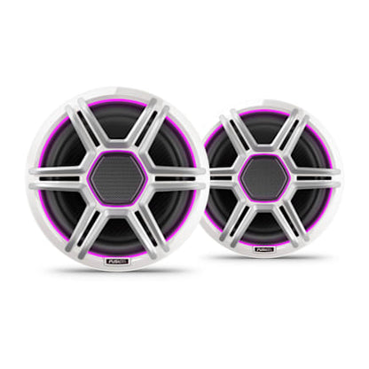 Fusion Apollo Speakers, 8.8" LED Marine Speakers with Sports White Grilles — 010-02918-21 — view 1