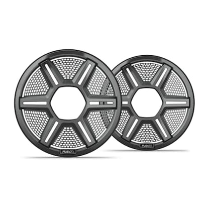 Fusion Apollo Speaker Grilles, 7.7" Shielded Gray Speaker Grilles (Pair) — 010-13291-10 — view 1