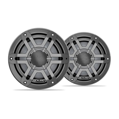 JL Audio M200 6.5" Gray Sport Marine Coaxial Speakers, 50W RMS, 4Ω, Pair — product view 1