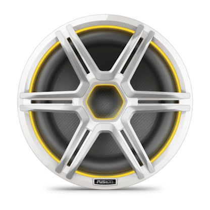 Fusion Apollo Subwoofer, 12" LED Marine Subwoofer with Sports White Grille — 010-02918-51 — view 1