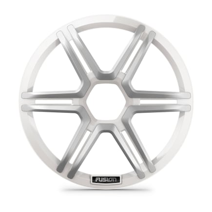Fusion Apollo Subwoofer Grille, 10" Sports White Subwoofer Grille — 010-13293-01 — view 1