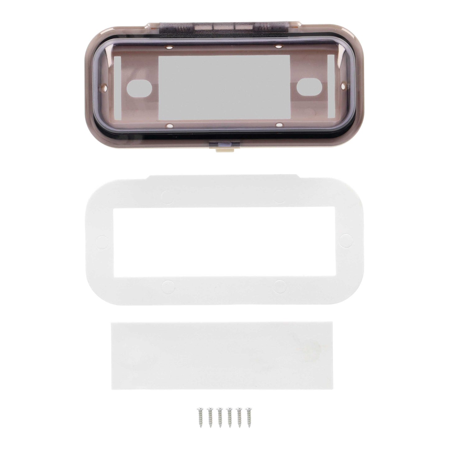 Metra 99-9005 White Universal Marine Single-DIN Radio Cover