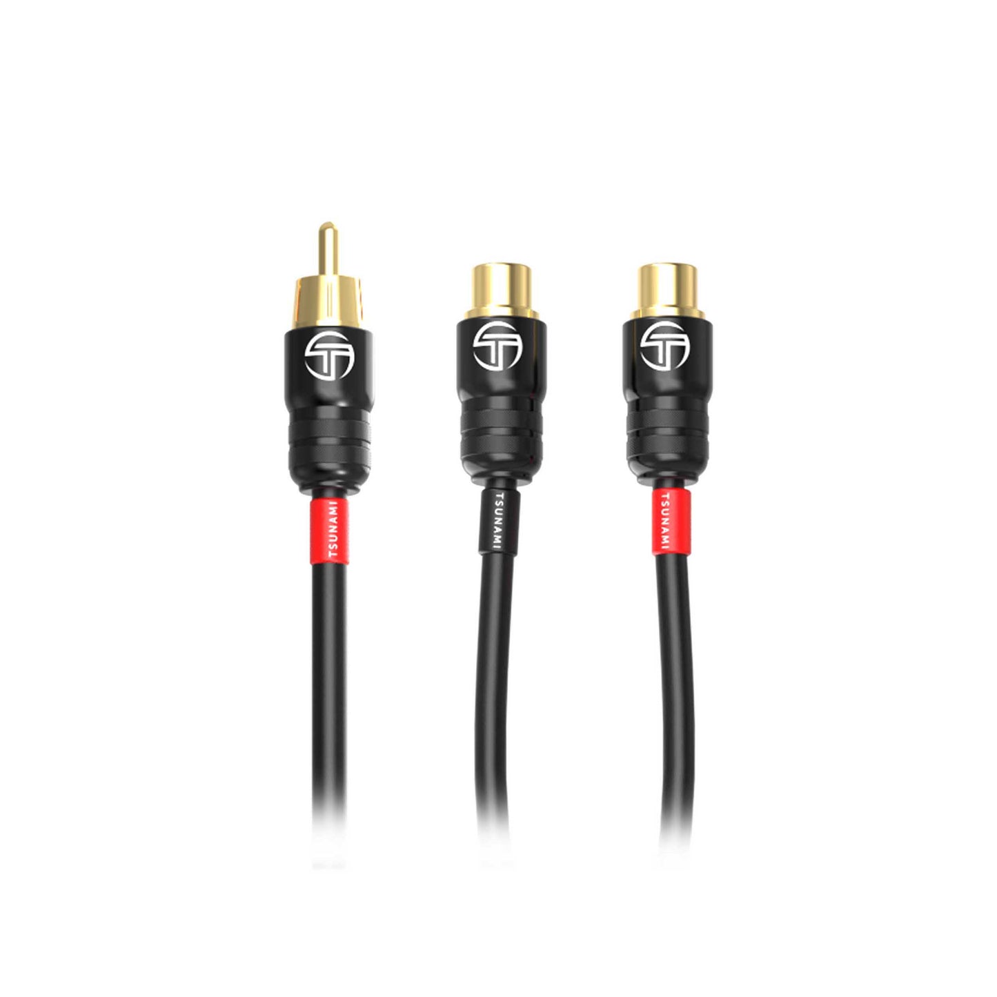 Metra TSX-Y2 2 Female to 1 Male RCA Y Adapter Cable