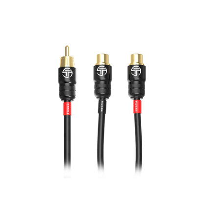Metra TSX-Y2 2 Female to 1 Male RCA Y Adapter Cable