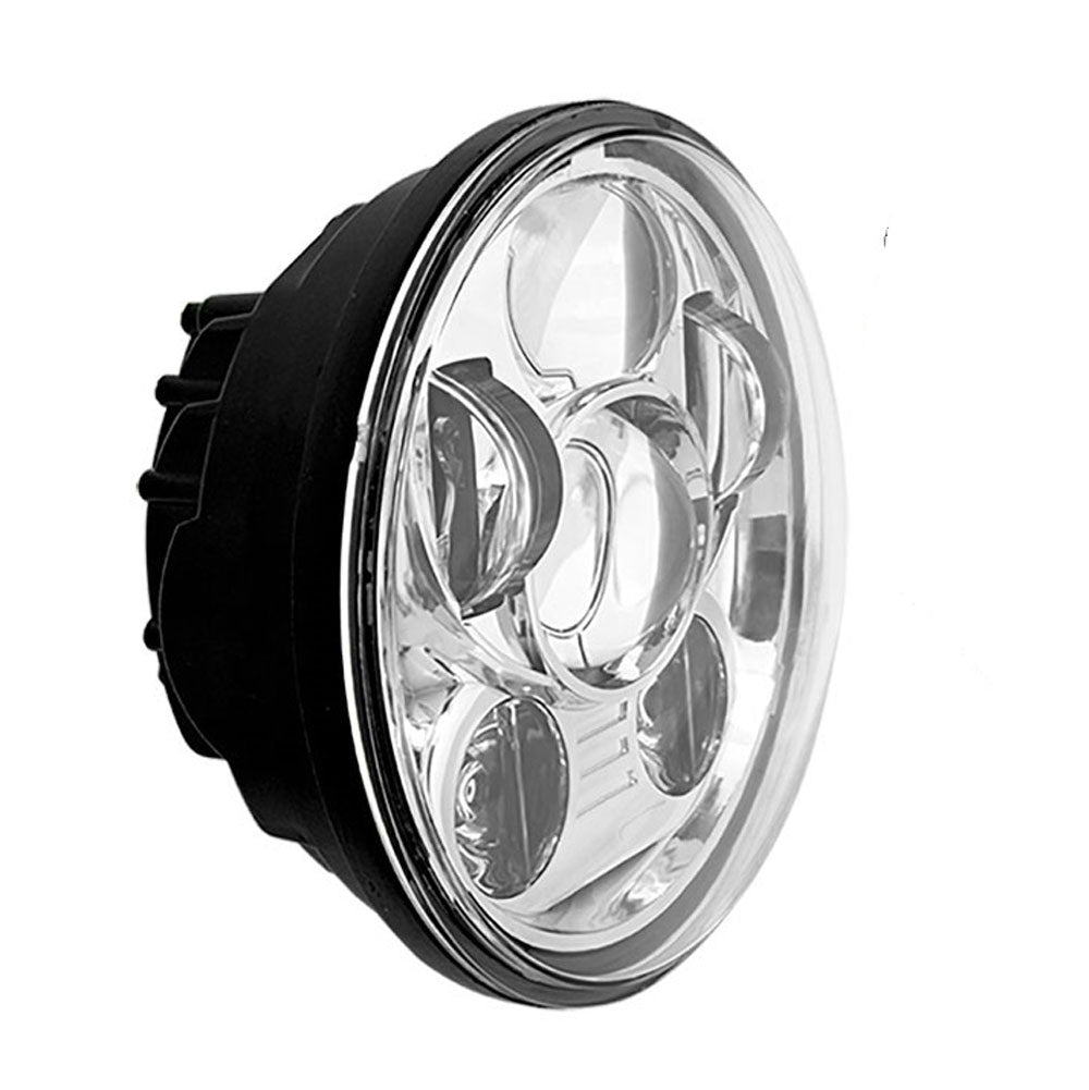 Metra BC-562S 5.6 Inch Silver LED Motorcycle Headlight