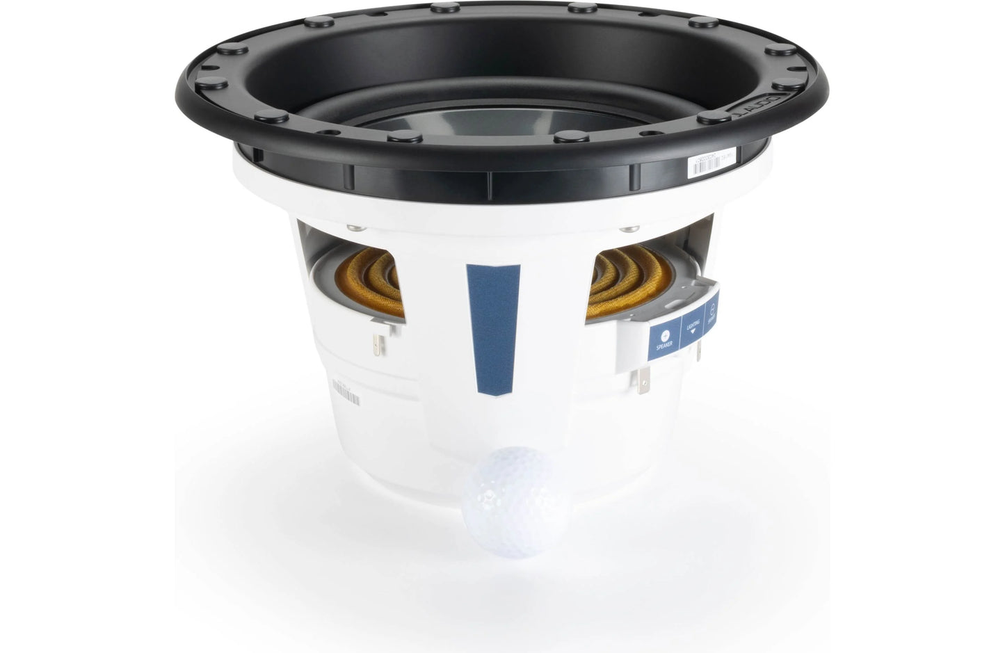JL Audio M6-8IB-L-SbSb-4 8" 200W Marine Subwoofer w/Black Luxe Grille 010-03868-00 (93769)