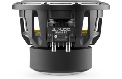 JL Audio 10W6v3-D4 10" inch Subwoofer, Dual 4 Ohm Voice Coils, 600 Watts 92140