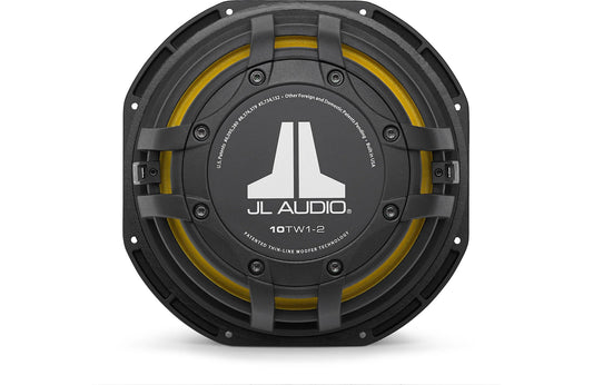 JL Audio 10TW1-2 10" inch Subwoofer, 2 Ohm, Single Voice Coil, 300 Watts 92188