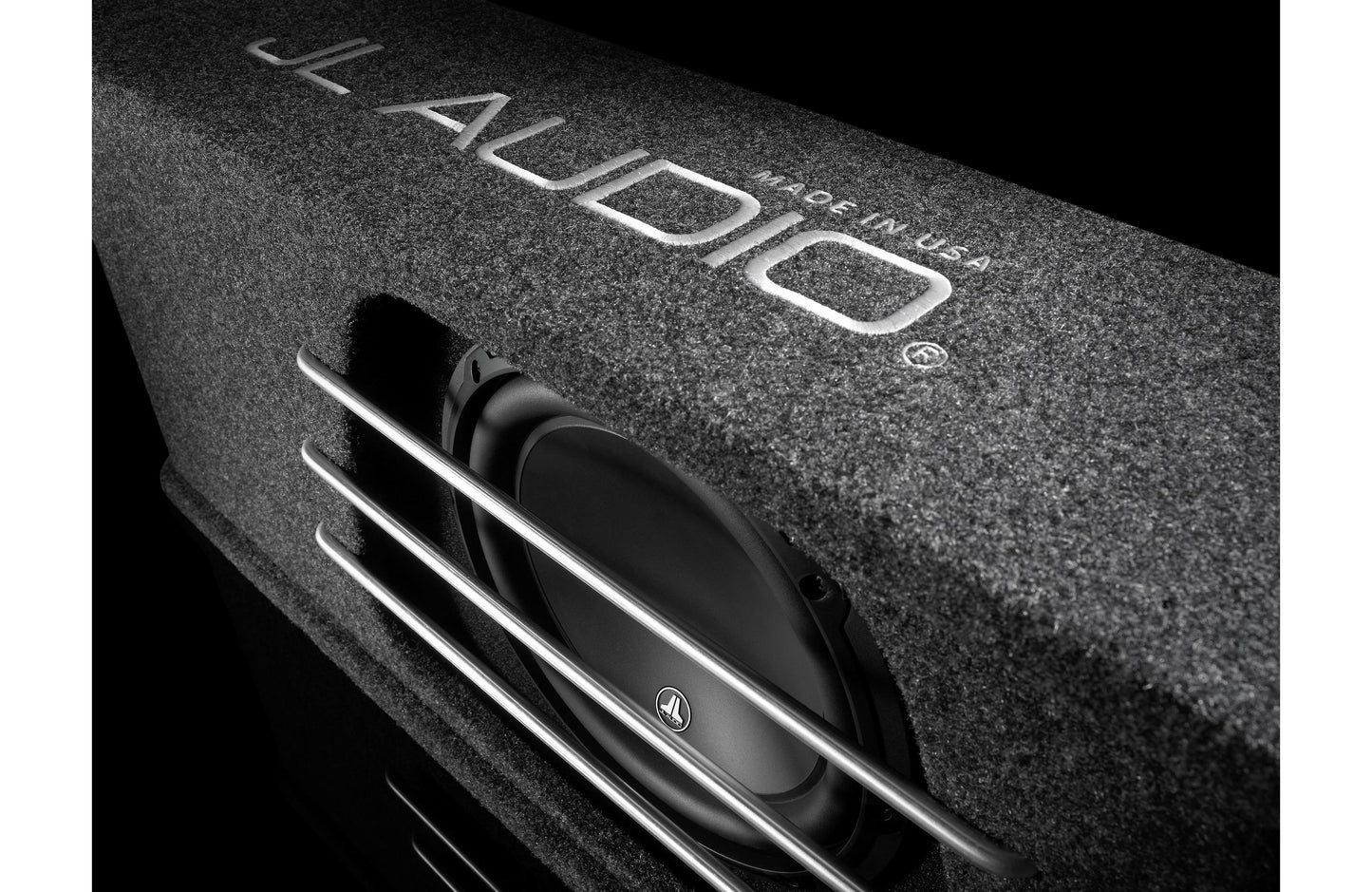 JL Audio HO112RG-W3v3 12" Ported H.O. Wedge Subwoofer 500W RMS 2Ω 010-03235-00 (93136)