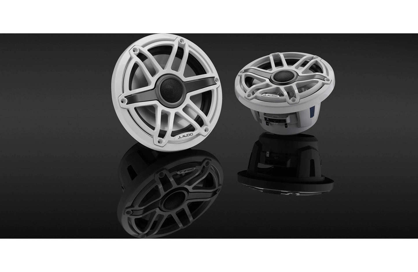JL Audio M6-770X-S-GwGw 7.7" Marine Coaxial Pair 100W 4Ω 010-03073-00 (93601)