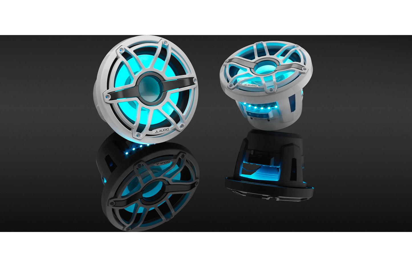 JL Audio M6-8IB-S-GwGw-i-4 8" Marine Infinite-Baffle Subwoofer RGB 200W 4Ω 010-03081-00 (93618)