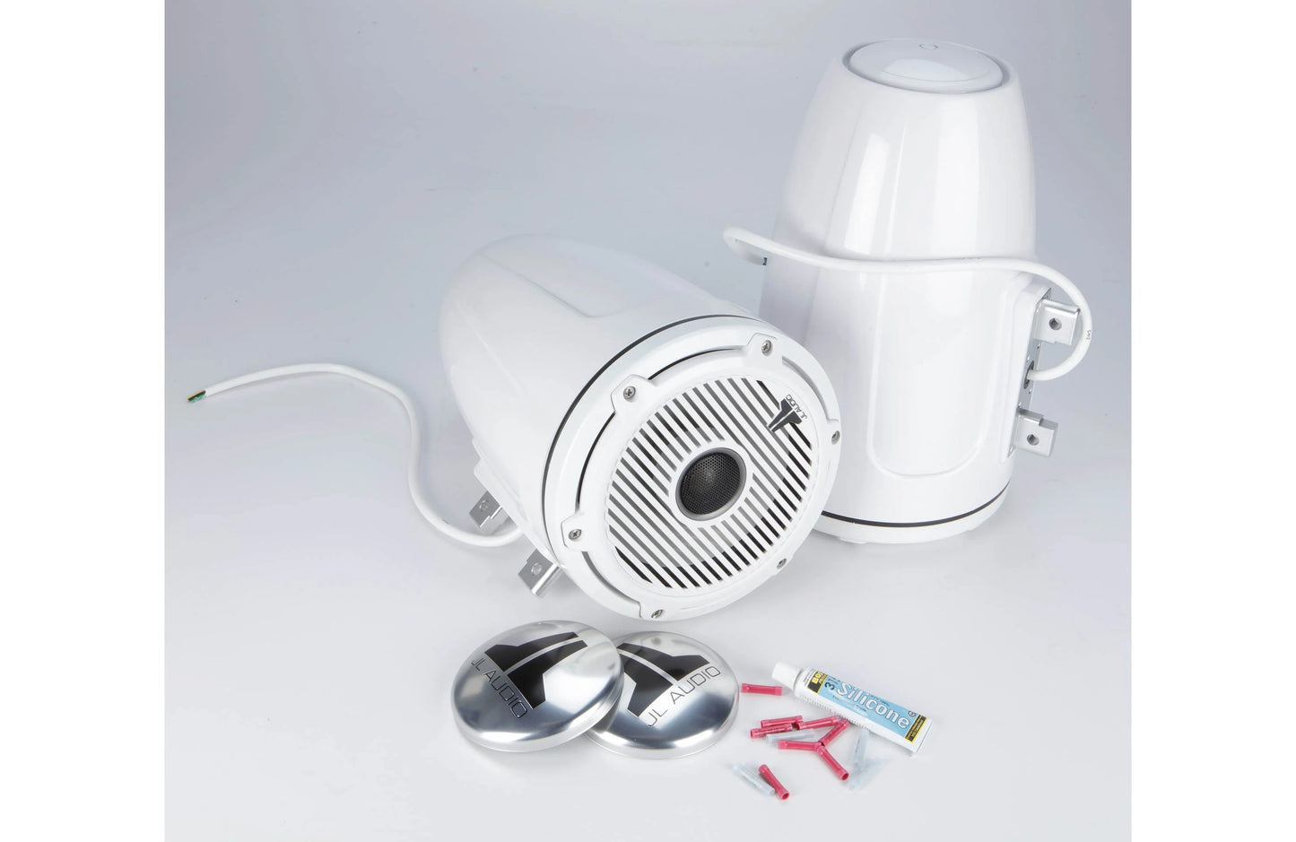 JL Audio M6-770ETXv3-Gw-C-GwGw 7.7" Marine Tower Coaxial Pair 100W 4Ω 010-03276-00 (93651)