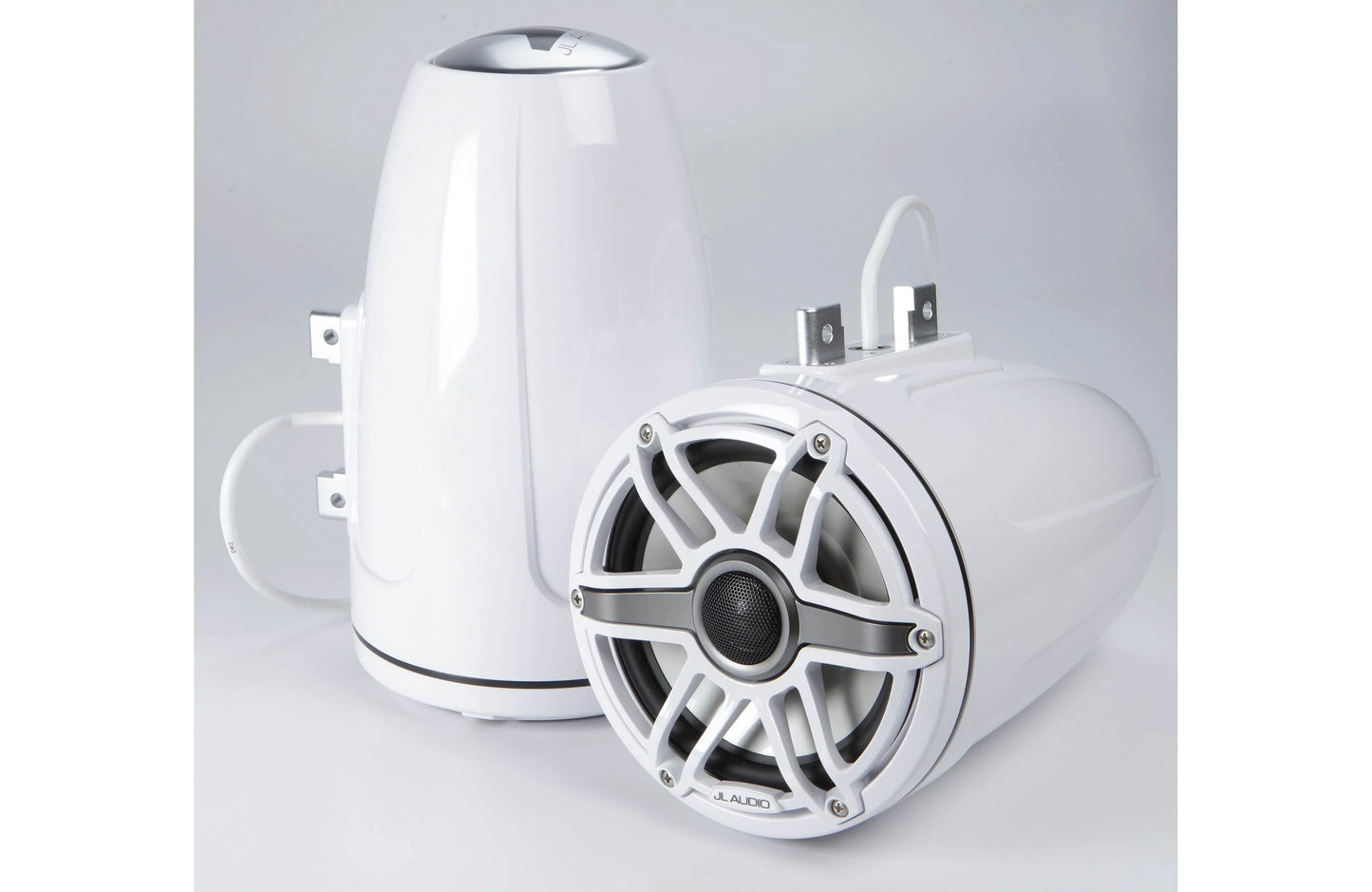 JL Audio M6-770ETXv3-Gw-S-GwGw 7.7" Marine Tower Coaxial Pair 100W 4Ω 010-03277-00 (93654)
