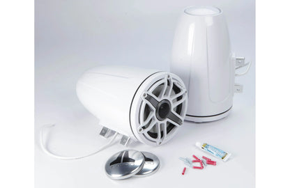 JL Audio M6-770ETXv3-Gw-S-GwGw 7.7" Marine Tower Coaxial Pair 100W 4Ω 010-03277-00 (93654)