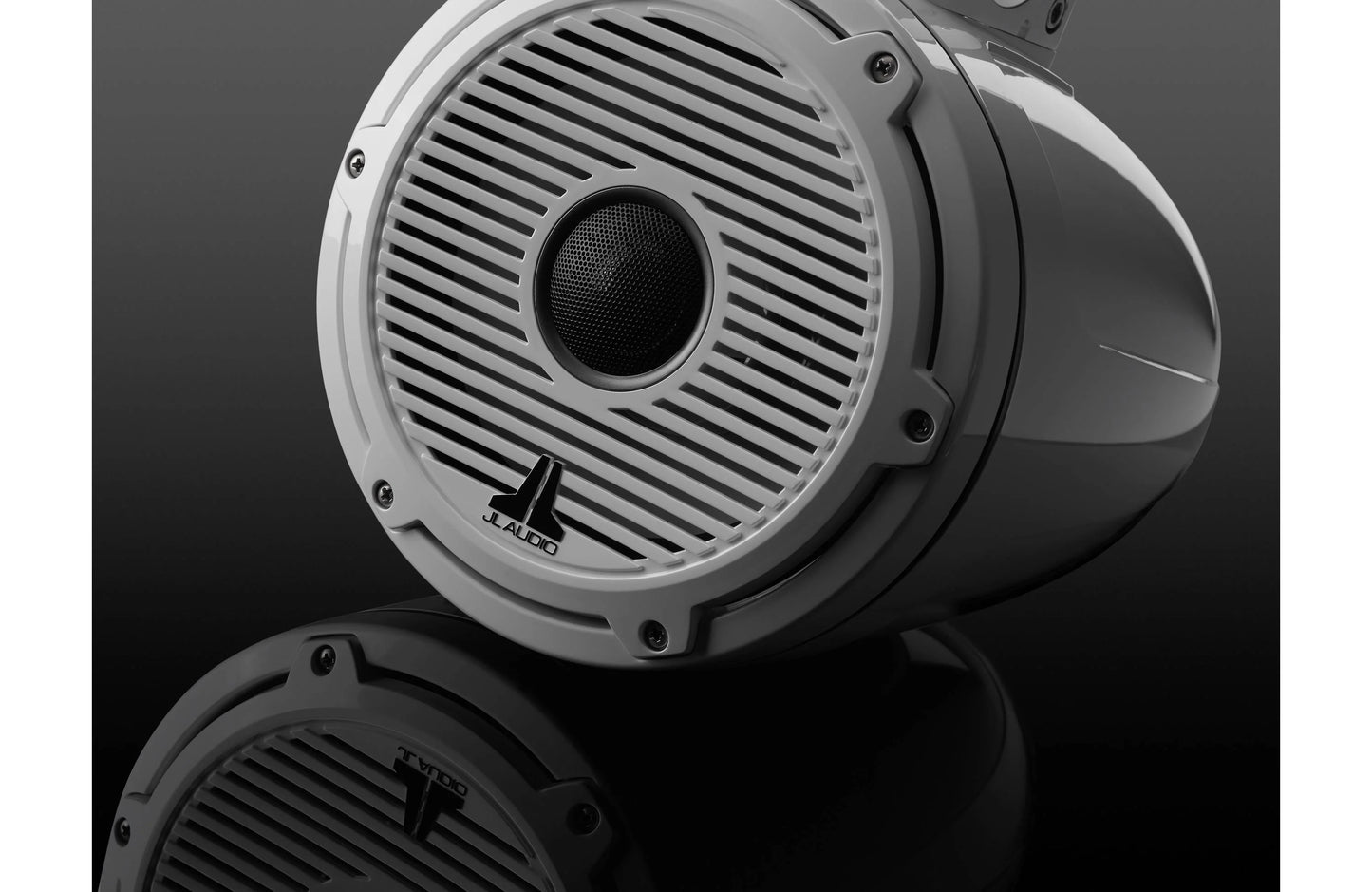 JL Audio M6-880ETXv3-Gw-S-Gw 8.8" Marine Tower Coaxial Pair 125W 4Ω 010-03280-00 (93662)