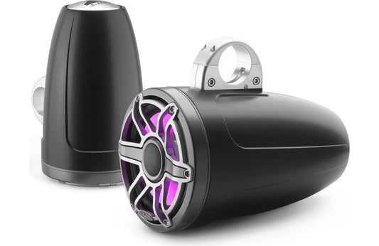JL Audio M6-880ETXv3-Gw-S-Gw-i 8.8" Lighted Marine Tower Coaxial Pair 125W 4Ω 010-03281-00 (93663)