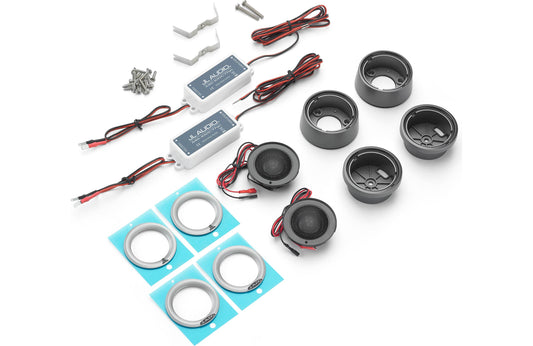 JL Audio M6-100CT-CS-GmTi 1" Marine Tweeter Pair Gray/Titanium 75W 010-03501-00 (93694)